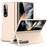 For Samsung Galaxy Z Fold4 5G Foldable Phone Case With Holder - Full Coverage - Light Purple - Extra Image