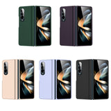 For Samsung Galaxy Z Fold4 5G Foldable Phone Case With Holder - Full Coverage - Light Purple - Extra Image