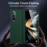 For Samsung Galaxy Z Fold4 5G Foldable Phone Case With Holder - Full Coverage - Light Purple