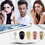 Mini Bluetooth Earbuds with Mic for All Phones - S650 Sport - White - 45-Degree Angle