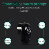 Mini Bluetooth Earbuds with Mic for All Phones - S650 Sport - White - Extra Image
