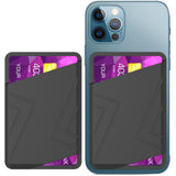 Silicone Card Case Black - Midnight Blue