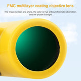 High Magnification Children's Outdoor Telescope - Hd Quality - Blue - Close-Up Angle