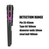 Outdoor Handheld Metal Detector for Treasure Hunting - Orange Purple - 45-Degree Angle