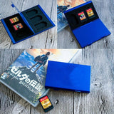 Nintendo Switch Game Card Organizer - Aluminum - Silver Gray - Close-Up Angle