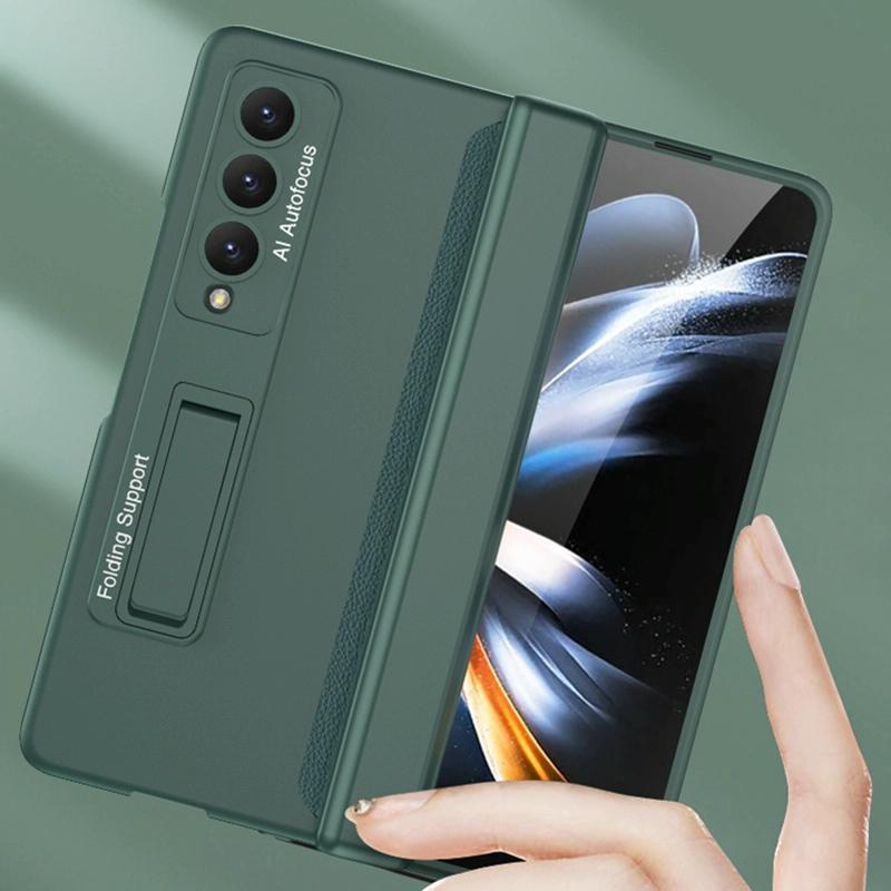 For Samsung Galaxy Z Fold4 5G Foldable Magnetic Hinged Case - Silver