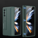 For Samsung Galaxy Z Fold4 5G Foldable Magnetic Hinged Case - Silver - Extra Image