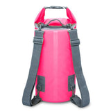 Waterproof Dual Shoulder Dry Bag 50L Capacity - Dark Blue