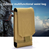 Water Resistant Outdoor Cell Phone Case 17Cm X 8.3Cm X 3.5Cm Stylish & Durable - Coyote Tan - Top-Down View