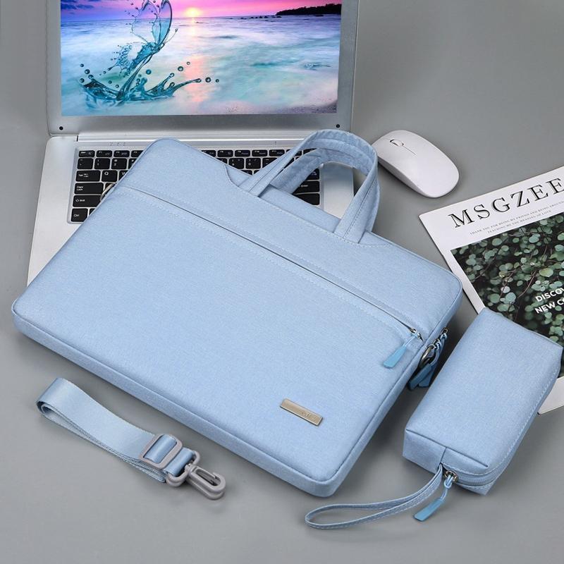 12 Laptop Handbag With Shoulder Strap And Power Bag - Inner Bag - Black