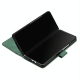 For Samsung Galaxy z Fold4 5G Embossed Leather Flip Crossbody Phone Case - 3d Design - Black - Rear View