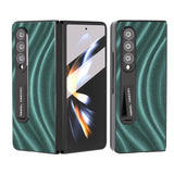 For Samsung Galaxy Z Fold4 5G Galactic Pattern Phone Case - Integrated Protection - Blue