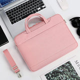 15-16 Inch Waterproof Oxford Laptop Handbag - P510 - Blue - Top-Down View