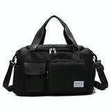 Waterproof Gym Bag for Travel - Size l - Gray Pink