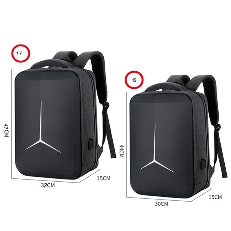 Waterproof Business Laptop Backpack with Usb Port - Multifunctional - Pink - 17 Inch