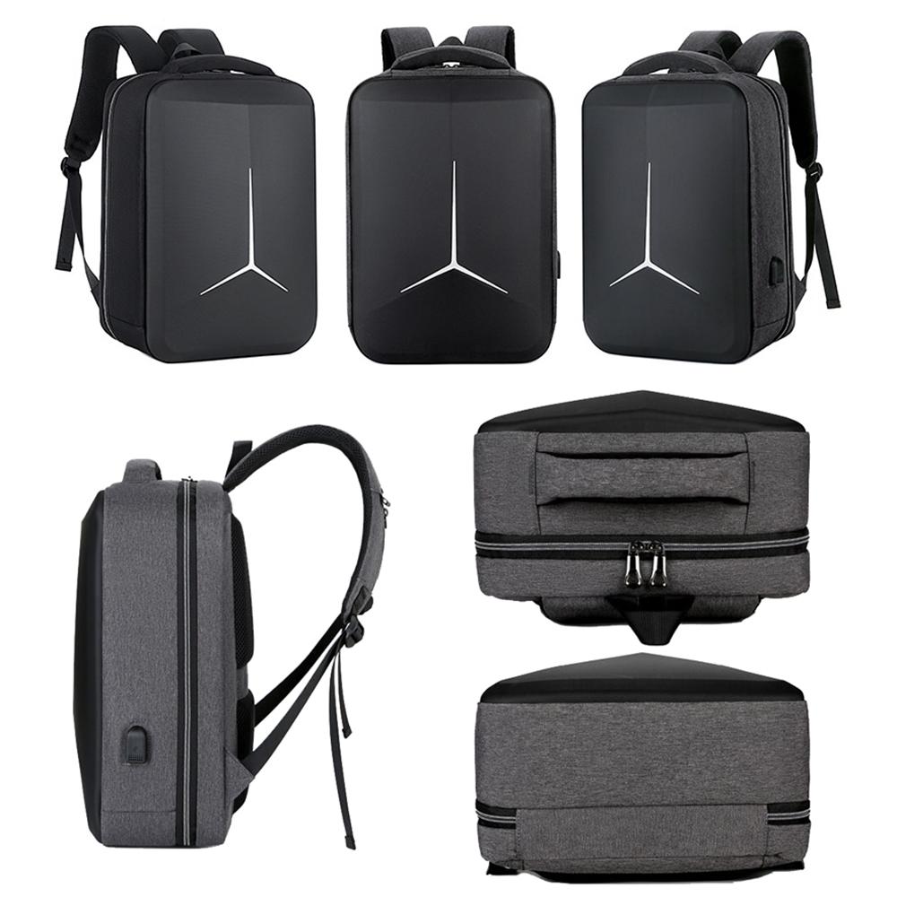Waterproof Business Laptop Backpack With Usb Port - Multifunctional - Pink - 17 Inch