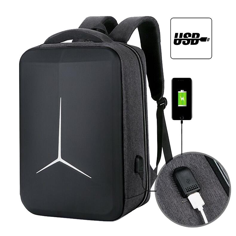 Waterproof Business Laptop Backpack With Usb Port - Multifunctional - Pink - 17 Inch