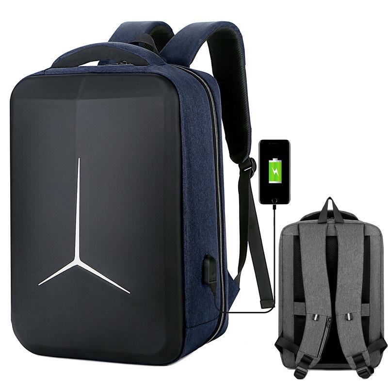 Waterproof Business Laptop Backpack With Usb Port - Multifunctional - Pink - 17 Inch