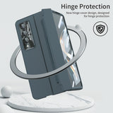 For Samsung Galaxy Z Fold4 5G Full Coverage Hinge Phone Case - Transparent - Extra Image