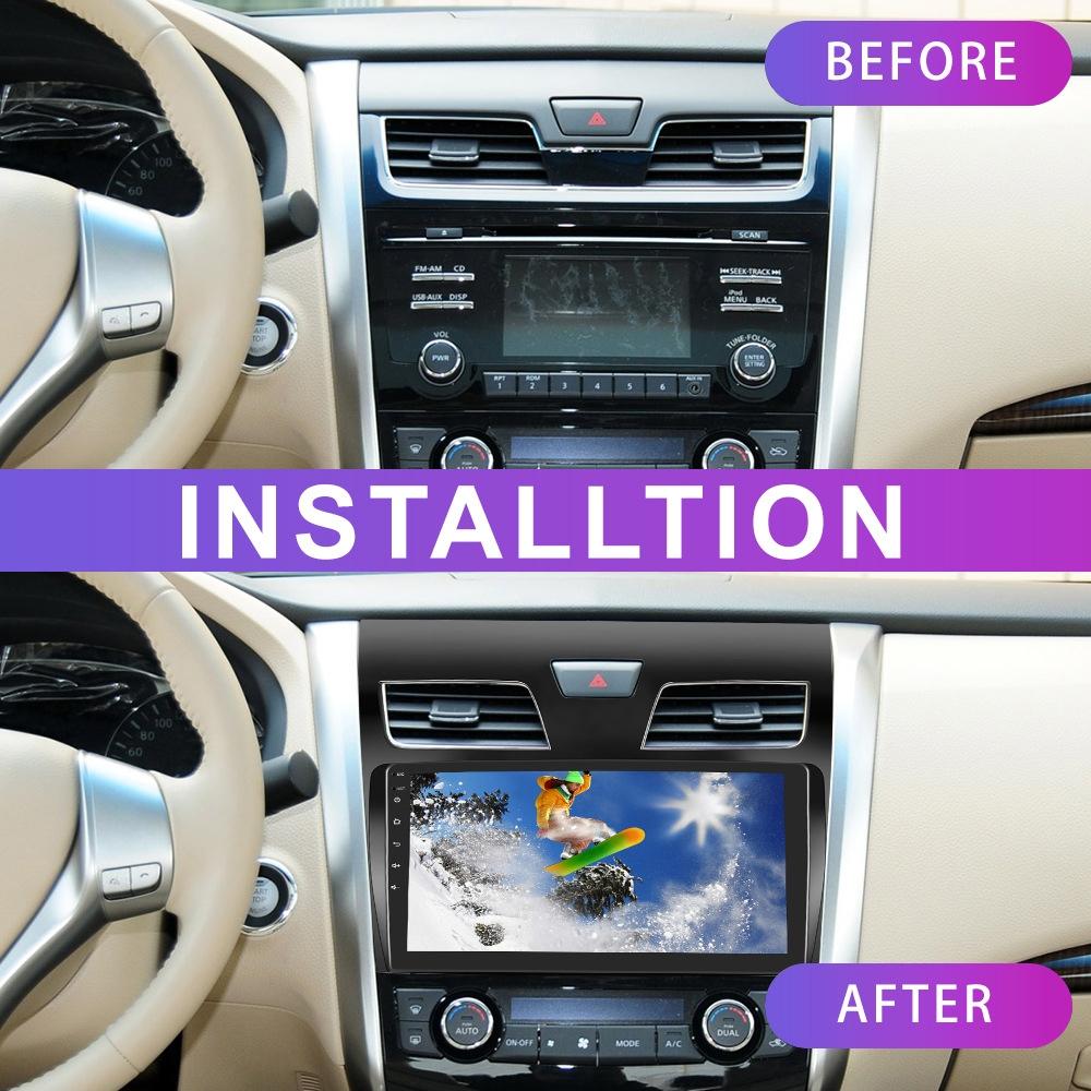 10.1 Inch Car Mp5 Player For Nissan Teana 13-16 - Wifi 2 + 64G Reversing Video Screen - Standard + 12 Lights Camera