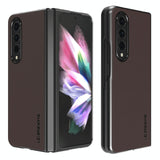 For Samsung Galaxy Z Fold4 5G Leather Shockproof Case - Blue