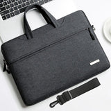 12 Inch Inner Bag with Shoulder Strap for Handbag or Laptop - Black - Extra Image