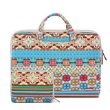 15.6 Inch Simple Business Laptop Bag With Liner - Ls-116 - Snowflake Nylon Gray