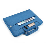 13.3 Inch Laptop Bag - Portable One Shoulder Zipper Design For Macbook Samsung Sony Dell Alienware Chuwi Asus Hp - Dark Blue - Extra Image