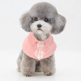 Pet Shawl Scarf Saliva Towel Dog Clothes Accessories - Size L - Blue - Extra Image