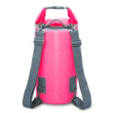 Waterproof Dual Shoulder Strap Dry Bag 50L Capacity - Dark Blue