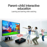 Mini Led Projector With Tripod Mount - Supports Av / Hdmi / Usb / Tf - 1080P Hd - Yellow White - Extra Image