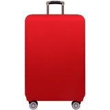 Xl Thickened Stretch Luggage Cover - Dust-proof & Wear-resistant - Coffee - Front View