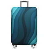 29-32 Inch Travel Suitcase Dust Covers - Elastic & Abrasion-resistant - Pink Ripple - Extra Image