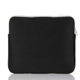 17 Inch Multi-Pocket Laptop Liner Bag For Diving Material Computer - Black - Mint Green - 45-Degree Angle