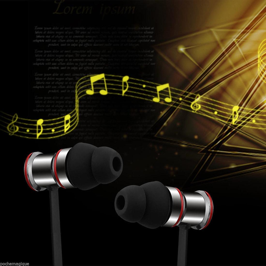 Waterproof Magnetic Sport Earbuds with Mic - Wireless Bluetooth V4.1 - Ip7G9654D