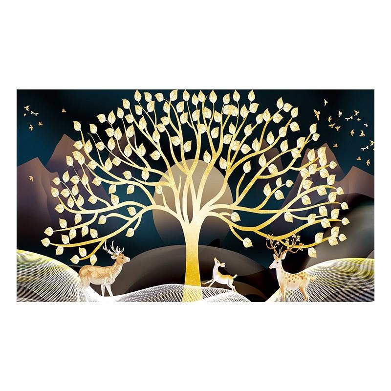 52 Inch Dust-proof Tv Cover for Household - Lotus