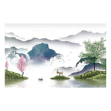52 Inch Dust-proof Tv Cover for Household - Lotus - Extra Image