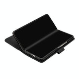 For Samsung Galaxy Z Fold4 5G Smooth Leather Phone Case - Line Pattern - Coffee