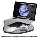 Waterproof & Anti-Vibration Inner Bag For 11-15.6 Laptops - Rose Red - Close-Up Angle