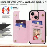 Double Buckle Rfid Anti Theft Phone Case For Iphone 15 - Printed - Extra Image