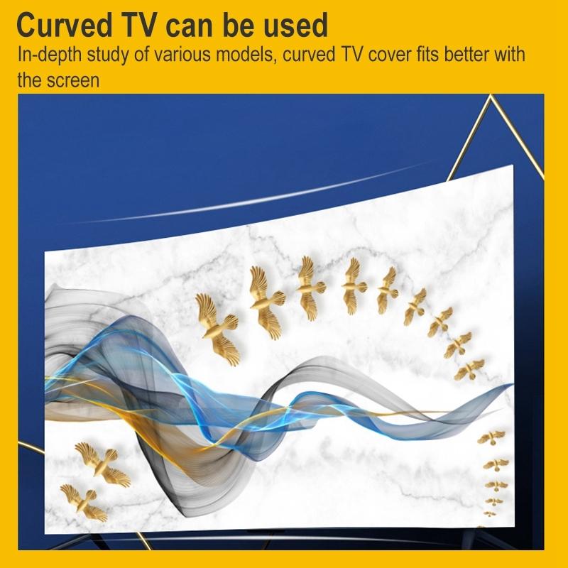 55 Inch Tv Dust-proof Cover for Household - Protects from Dust - Lotus