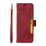 For Samsung Galaxy Z Fold4 5G Leather Dual Buckle Phone Case - Green