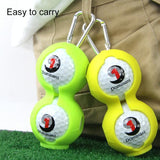 2-pack Golf Silicone Double-ball Protection Sleeves - Dark Blue