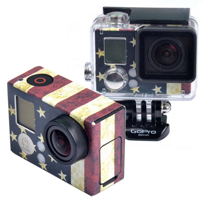 Custom Sticker for Gopro Hero3 / 3 Case - Brazil Flag
