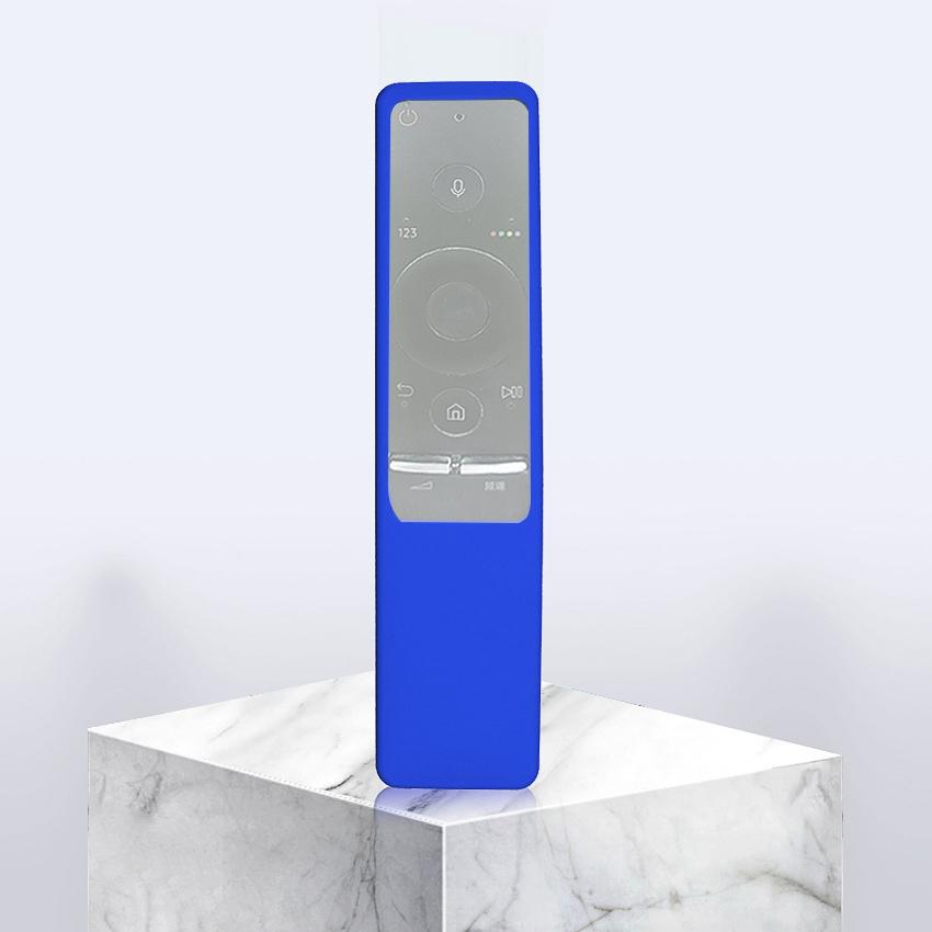 Silicone Non-slip Remote Control Cover for Samsung Smart Tv - Dark Blue