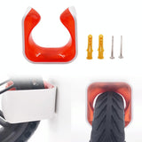 Wall Mount Holder for Xiaomi M365 Electric Scooter - Portable - Orange - Front View