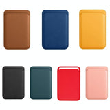 Magsafe Leather Card Case For Iphone Dark Night Green - Side View