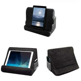 Versatile Laptop Rest Cushion with Cooling Pad - Rose Red