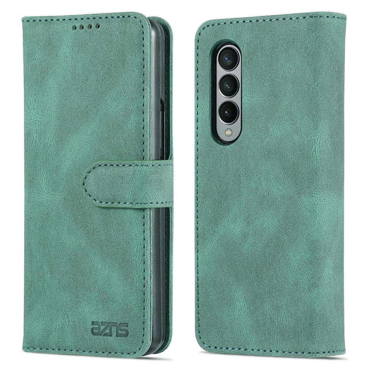 For Samsung Galaxy Z Fold4 5G Horizontal Flip Tpu Phone Case - Coffee