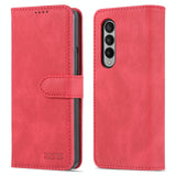 For Samsung Galaxy Z Fold4 5G Horizontal Flip Tpu Phone Case - Coffee